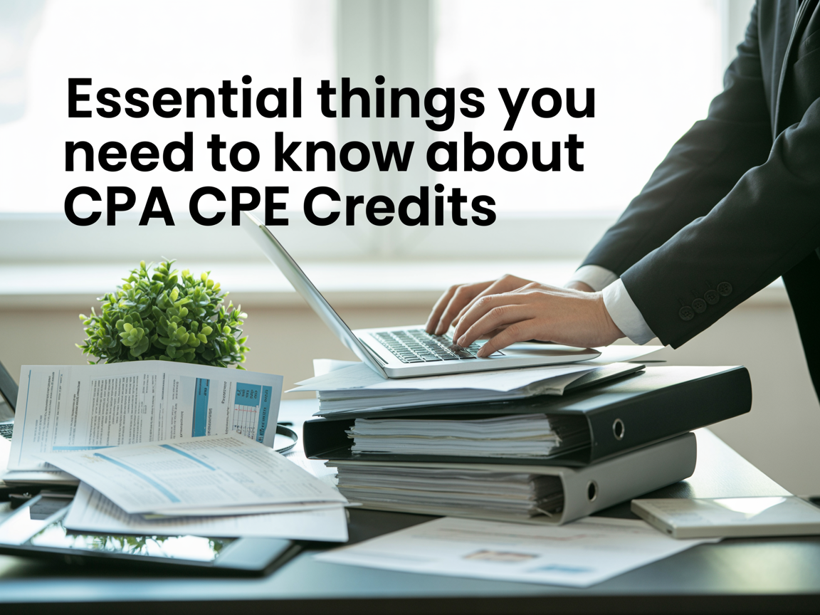Accounting CPE credits meaning and CPA credit guide