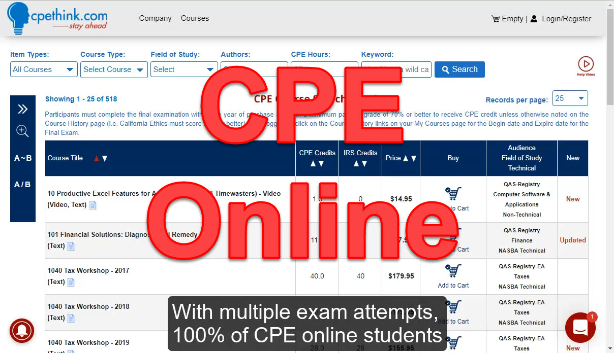 Benefits of Online CPE Ethics Courses