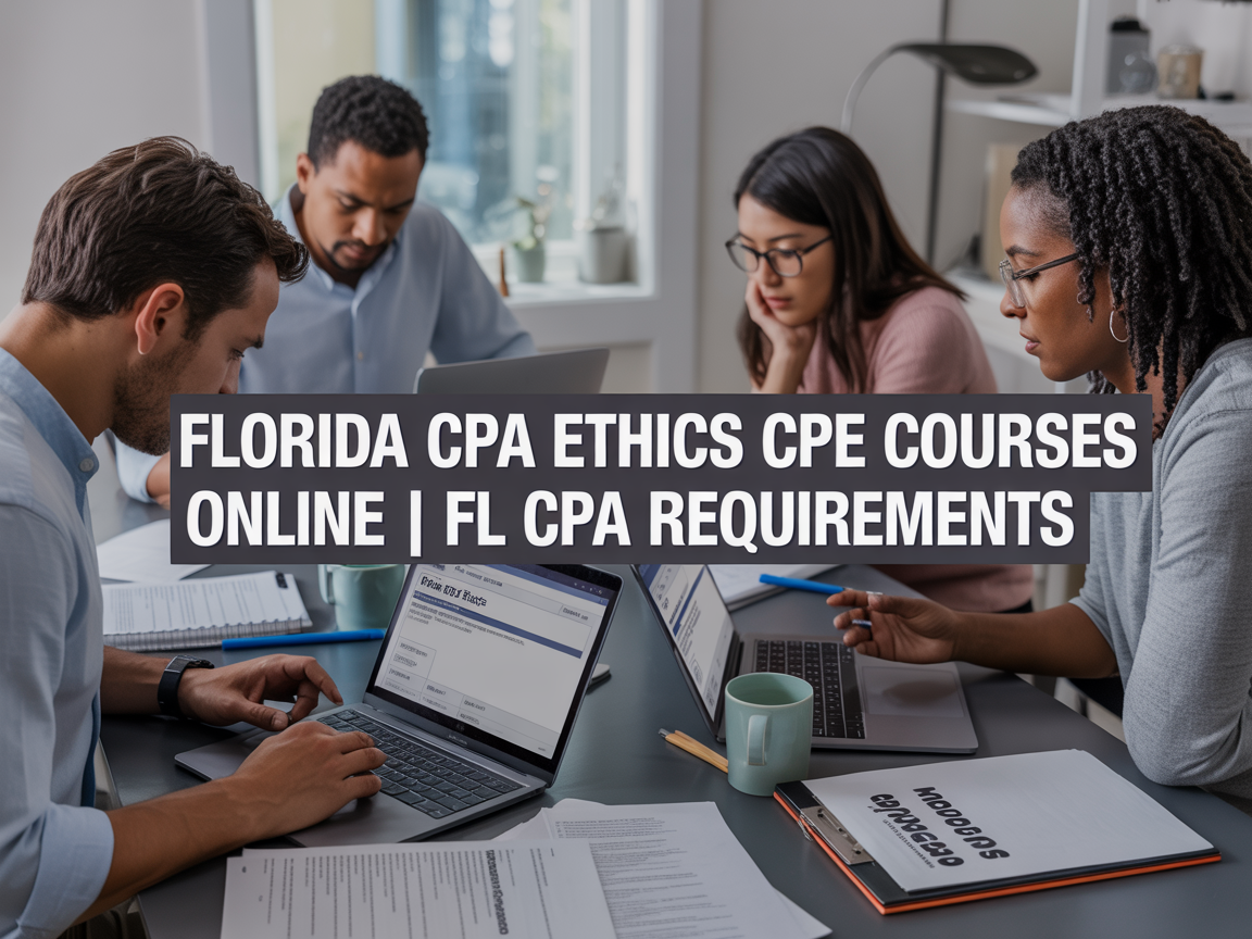 Online Florida CPA ethics CPE courses to meet FL licensing requirements.